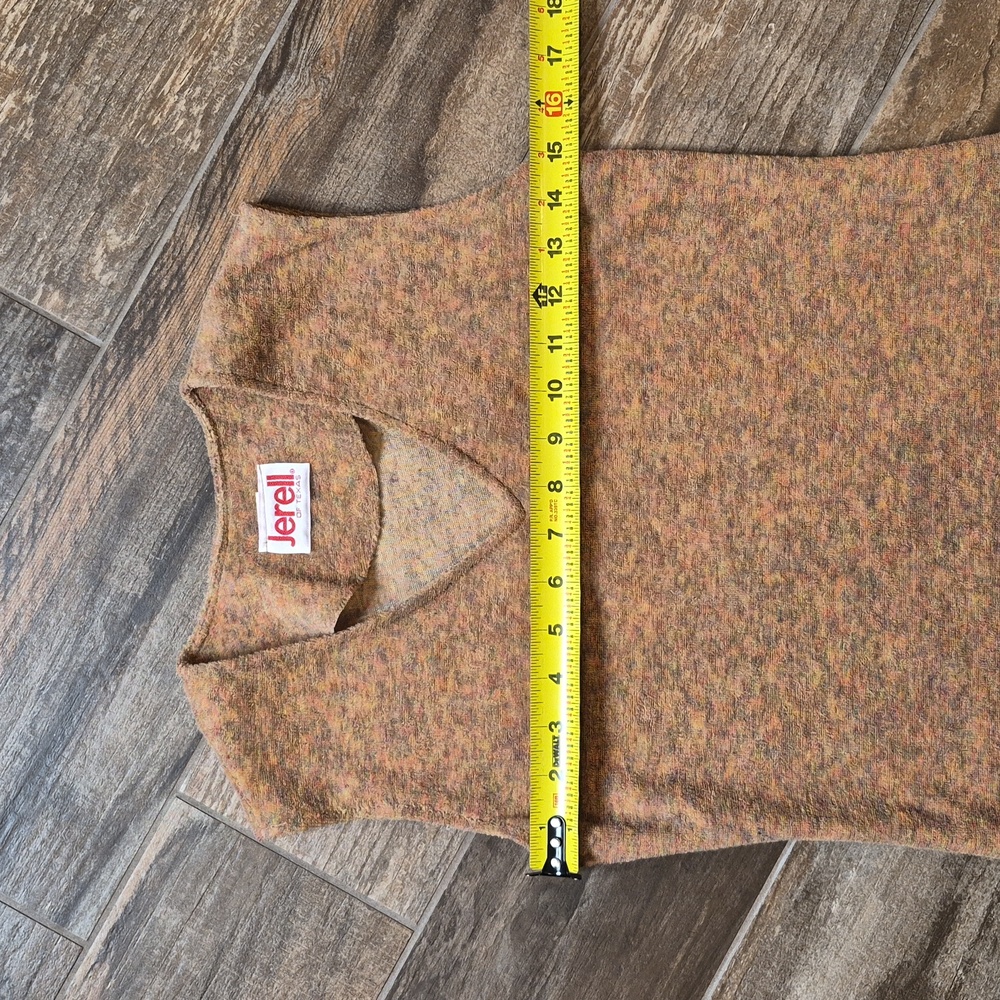 XS/S Vtg Jerell of Texas Lightweight Terry Cloth Space Dye Midi Dress & Jacket - Picture 4 of 13